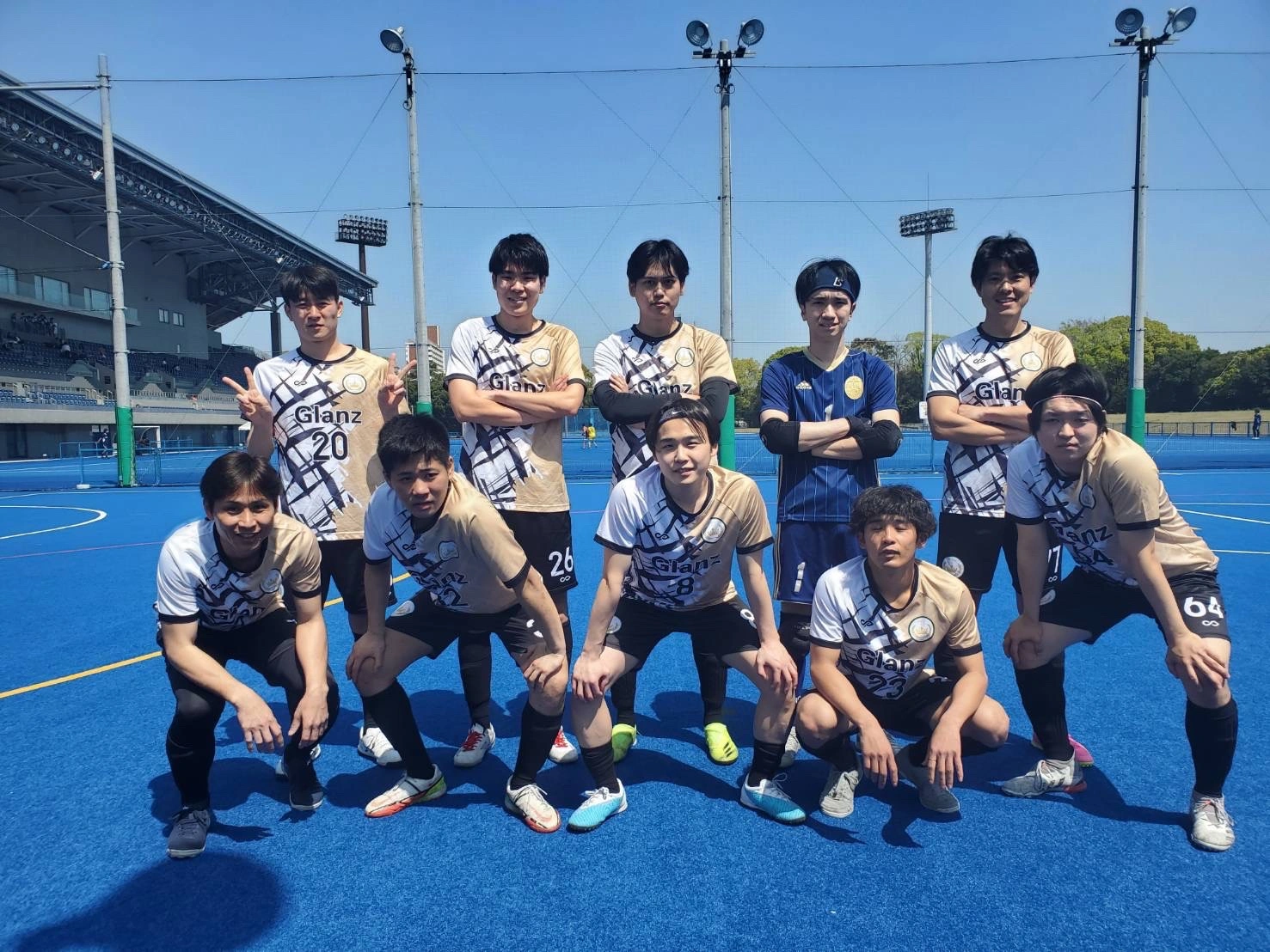 練習後の集合写真