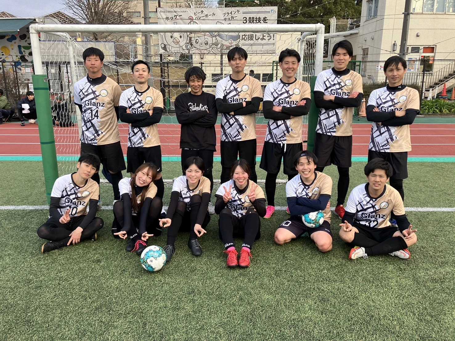 MENS試合の集合写真